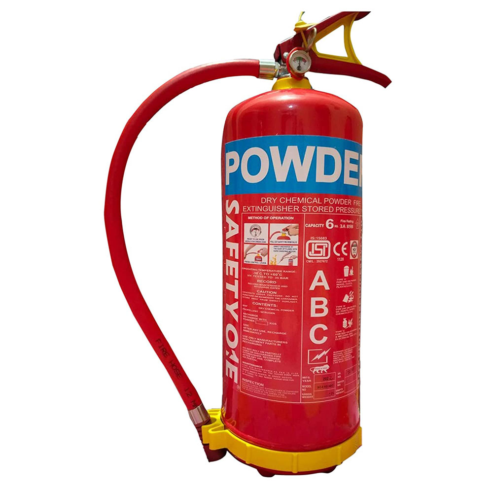 Safe Pro ABC Powder Type Fire Extinguishers (Red, 6 / 9 Kg)